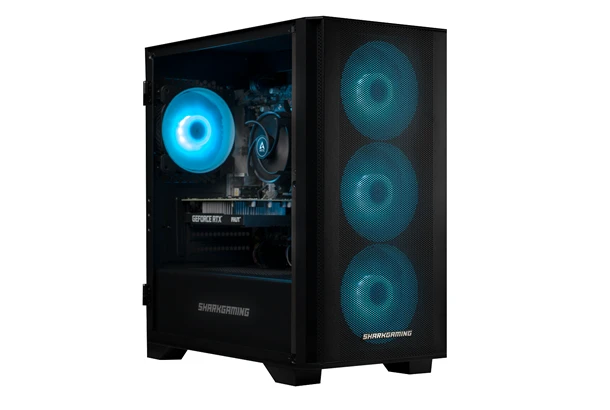SHARK GAMING PC - Shark Maelstrom R520 (R5-5500, RTX 5050 8G , 1TB NVMe  , 16GB  , Air Cooler, Windows 11 home, 650W)