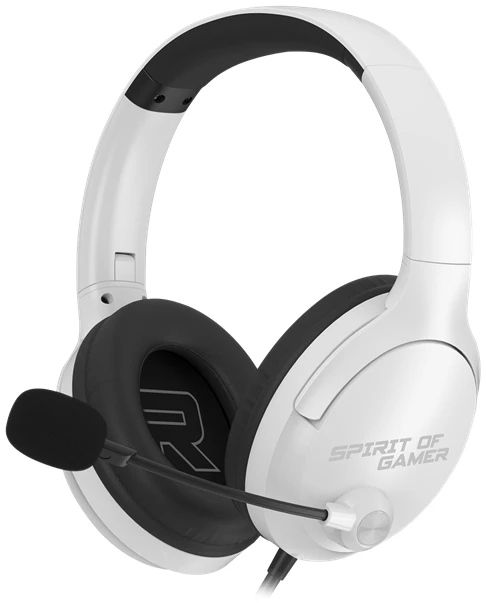 Spirit of Gamer Fejhallgató - PRO-H4 White (MultiPlatform, mikrofon, 3.5mm jack, hangerőszabályzó, fehér) 1 Spirit of Gamer Fejhallgató - PRO-H4 White (MultiPlatform, mikrofon, 3.5mm jack, hangerőszabályzó, fehér)