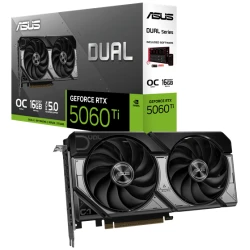Asus Videokártya - nVidia DUAL-RTX5060TI-O16G (16384MB, GDDR7, 128bit, 1xHDMI, 3xDP)