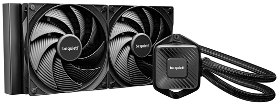Be Quiet! CPU Water Cooler - PURE LOOP 3 280mm (2x140mm, csatlakozó: 3pin, cső hossza: 400mm)