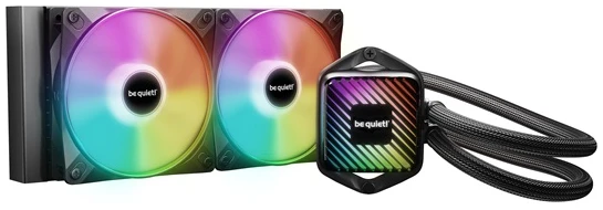 Be Quiet! CPU Water Cooler - PURE LOOP 3 LX 240mm (2x120mm, csatlakozó: 3pin, cső hossza: 400mm)
