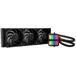 Be Quiet! CPU Water Cooler - SILENT LOOP 3 360mm Black (3x120mm, csatlakozó: 3pin, cső hossza: 400mm, fekete)
