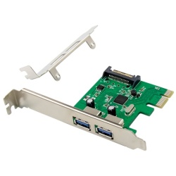 Conceptronic Bővítőkártya - EMRICK06G (PCIe x1 to 2x USB-A 3.0)