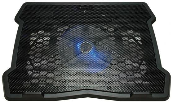 Conceptronic Notebook Hűtőpad 15,6"-ig - THANA05B (USB, 1x12,5cm, állítható magasság, csúszásmentes, fekete)