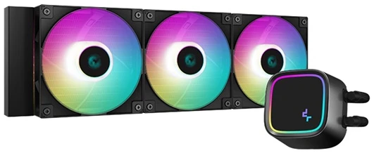 DeepCool CPU Water Cooler - LE720 (max 17,8dB; max. 145,86 m3/h; 3x12cm, A-RGB LED)