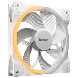 Be Quiet! Cooler 14cm - LIGHT WINGS 140mm PWM Reverse White (RGB, 1300rpm, 25,5dB, fehér)