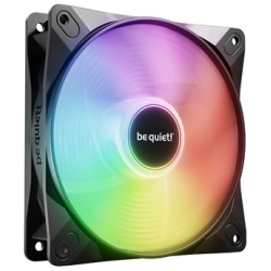 Be Quiet! Cooler 12cm - LIGHT WINGS LX 120mm PWM Reverse Black (RGB, 1500rpm, 28,5dB, fekete)