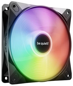Be Quiet! Cooler 12cm - LIGHT WINGS LX 120mm PWM Reverse Black (RGB, 1500rpm, 28,5dB, fekete)