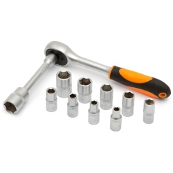 Handy Dugókulcs készlet - 10857A (12 db-os, 1/4",  5-13 mm)