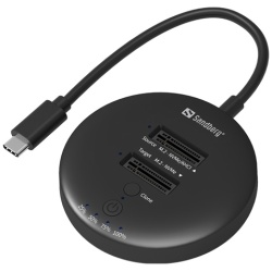 Sandberg M.2 SSD dokkoló -USB3.2 Cloner Dock for M2+NVMe