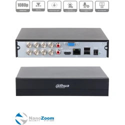 Dahua XVR Rögzítő - XVR1B08-I/T (8 port, 2MP/30fps; H265+, 1x Sata, HDMI)