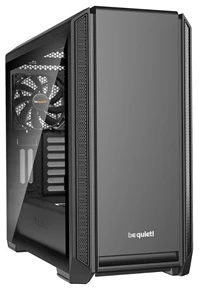 Be Quiet! Számítógépház - Silent Base 601 Window Black (ATX, edzett üveg oldallap, fekete)