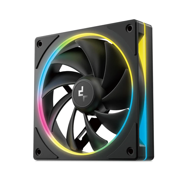 DeepCool Cooler 12cm - FL12 SE (28.67dB; max.86,20 m3/h; 12cm, 3pin csatlakozó; hydro bearing, ház hűtésre, RGB, PWM)