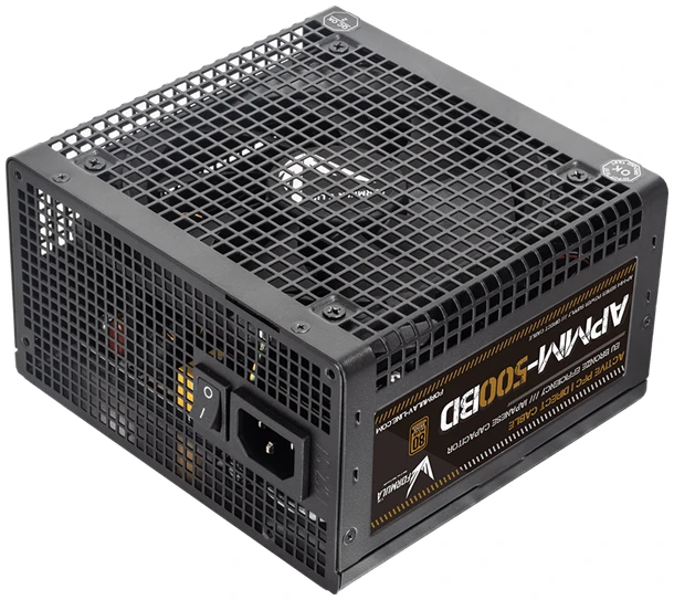Formula Tápegység 500W - APMM-500BD (80 Plus Bronze, ATX3.1/PCIe 5.1, Aktív PFC, 12cm)