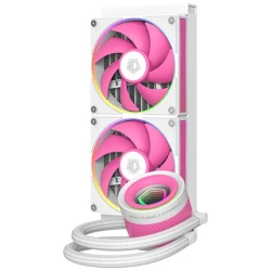 ID-Cooling CPU Water Cooler - FX240 INF PINK (29.9dB; max. 132,52 m3/h; 2x12cm, A-RGB, rózsaszín)