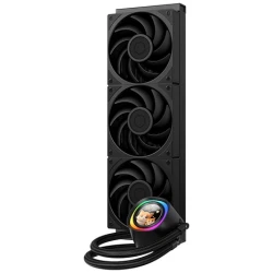 ID-Cooling CPU Water Cooler - FX360 LCD PE (34.3dB; max.150,78 m3/h; 3x12cm, fekete)