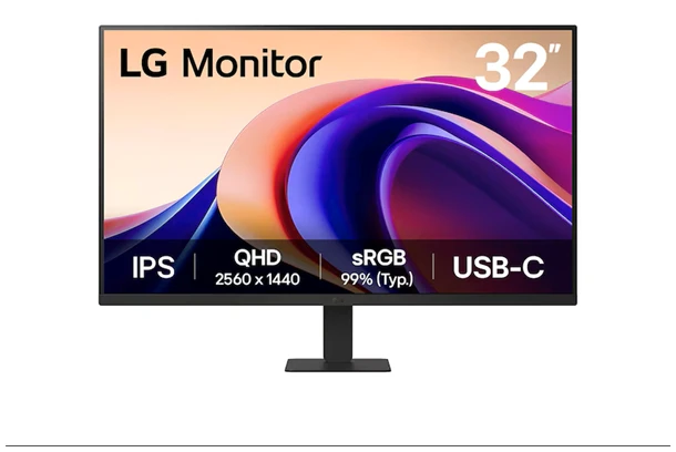 LG Monitor 32" - 32U631A-B (IPS; 16:9; 2560x1440; 5ms; 250cd; 100Hz; HDMI; HDR; USB-C; HDR; sRGB99%)