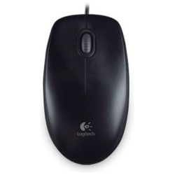 Logitech Egér - B100 (Vezetékes, Optikai,USB, 800 DPI, OEM, fekete)