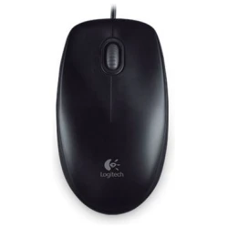 Logitech Egér - B100 (Vezetékes, Optikai,USB, 800 DPI, OEM, fekete)