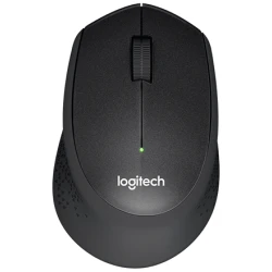 Logitech Egér - M330 SILENT PLUS (Vezeték nélküli, Optikai, 1000 DPI, USB, fekete)