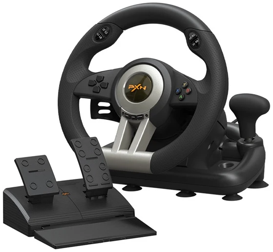 PXN csomag - V3 PRO (kormány+pedálok+váltó, PC/PS3/PS4/XBOX ONE/SERIES/Switch kompatibilis, fekete) 1 PXN csomag - V3 PRO (kormány+pedálok+váltó, PC/PS3/PS4/XBOX ONE/SERIES/Switch kompatibilis, fekete)