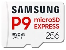 Samsung MicroSD kártya - 256GB MB-MK256T/WW (P9, Class10, PCIe Gen3.0x1, NVMe 1.3, SD 7.1, UHS-I)