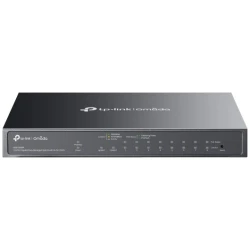 TP-Link Switch Menedzselhető PoE - ES210GMP (Omada; 9x 1Gbps + 1x 1Gbps combo port; 8x af/at PoE+ port; 123W)