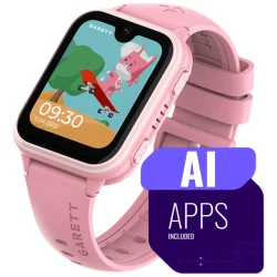 GARETT Gyerek Okosóra - Kids Vibe AI 4G rózsaszín