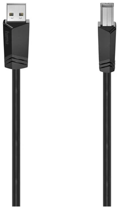 Hama Kábel - 200602 (USB A/USB B, USB 2.0, 1,5m, fekete)