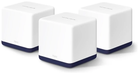 Mercusys Mesh WiFi AC1900 - Halo H50G (2 pack; 600Mbps 2,4GHz + 1300Mbps 5GHz; 3x 1Gbps; WPA2)