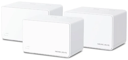 Mercusys Mesh WiFi AX3000 - Halo H80X (2 pack; 574Mbps 2,4GHz + 2402Mbps 5GHz; 3x 1Gbps; WPA3) 1 Mercusys Mesh WiFi AX3000 - Halo H80X (2 pack; 574Mbps 2,4GHz + 2402Mbps 5GHz; 3x 1Gbps; WPA3)