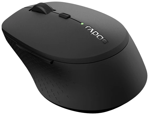 Rapoo Egér - 184341 M300 (vezeték nélküli, optikai, USB vevő, 1600 DPI, fekete) 1 Rapoo Egér - 184341 M300 (vezeték nélküli, optikai, USB vevő, 1600 DPI, fekete)