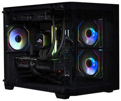 SHARK GAMING PC - Max Bite Brutality BF25 (Wave mini, R7-5700X, RTX 5060 8G , 1TB NVMe , 16GB  , air cooler, Windows 11)