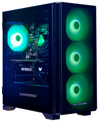 SHARK GAMING PC - Shark Maelstrom R712 (R7-5700X, RTX 5070 12G , 2TB NVMe  , 32GB  , Air Cooler, Windows 11 home, 700W)