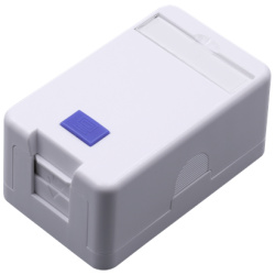 Walisec Keystone fali aljzat - FP-SB01-1 (1 port, Cat5e/Cat6/Cat6A, árnyékolatlan, fehér)