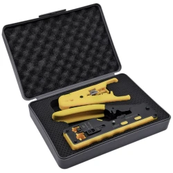 Walisec Krimpelő fogó - TK-7088K (Cat5e/Cat6/Cat6A/Cat7, 8P8C(RJ45), 6P6C(RJ12), 6P4C(RJ11))
