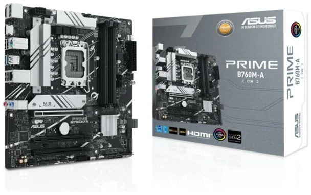 Asus Alaplap - Intel PRIME B760M-A D4-CSM s1700 (B760, 4xDDR4 5333MHz, 4xSATA3, 2xM.2, 2xHDMI+1xDP) 1 Asus Alaplap - Intel PRIME B760M-A D4-CSM s1700 (B760, 4xDDR4 5333MHz, 4xSATA3, 2xM.2, 2xHDMI+1xDP)