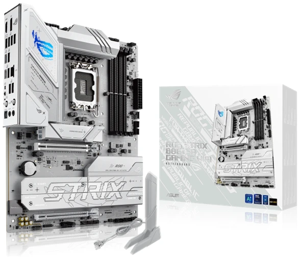 Asus Alaplap - Intel ROG STRIX B860-A GAMING WIFI s1851 (B860, 4xDDR5 8600+MHz, 4xSATA3, 4xM.2, HDMI+DP+Thunderbolt4) 1 Asus Alaplap - Intel ROG STRIX B860-A GAMING WIFI s1851 (B860, 4xDDR5 8600+MHz, 4xSATA3, 4xM.2, HDMI+DP+Thunderbolt4)