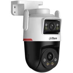 Dahua IP wifi PT dómkamera - P3D-3F-PV (6MP, 3MP 2,8mm + 3MP 6mm, IP66, H265, LED+IR30m, microSD, hangsz., mikr.)