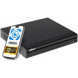 Dahua NVR Rögzítő - NVR2108HS-8P-4KS3 (8 csatorna, H265, 80Mbps rögzítési sávszélesség, PoE, HDMI+VGA, 2xUSB, 1x Sata)