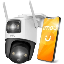 Imou IP wifi PT dómkamera - Cruiser Dual 2 Pro (8MP, 4MP 3,6mm + 4MP 3,6mm, IP66, H265, LED+IR30m, SD, hangsz., mikr.)