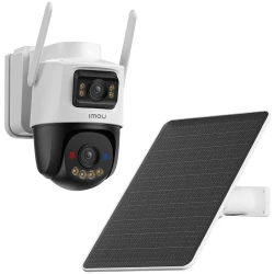Imou IP wifi PT dómkamera - AOV Dual (4G SIM; Szolár panel; 10MP, 5MP+5MP 3,6mm, H265, IR+LED25m, SD, hangsz., mikr.)