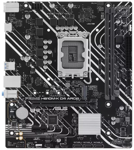Asus Alaplap - Intel PRIME H610M-K D4 ARGB s1700 (H610, 2xDDR4 3200MHz, 4xSATA3, 1xM.2, HDMI) 1 Asus Alaplap - Intel PRIME H610M-K D4 ARGB s1700 (H610, 2xDDR4 3200MHz, 4xSATA3, 1xM.2, HDMI)