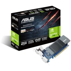 Asus Videokártya - nVidia GT710-SL-2GD5-BRK-EVO (2048MB, DDR5, HDMI/DVI/D-sub, Passzív hűtés)
