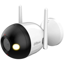 Dahua IP wifi csőkamera - F2C-PV (2MP, 3,6mm, kültéri, 2,4GHz; H265, IR+LED30m, IP67, SD; mikrofon; hangszóró 12VDC)