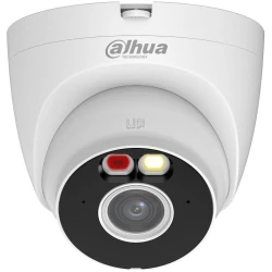 Dahua IP wifi turretkamera - T5A-PV (5MP, 2,8mm, 2,4GHz; H265, IR+LED30m, IP67, SD; mikrofon; hangszóró 12VDC)