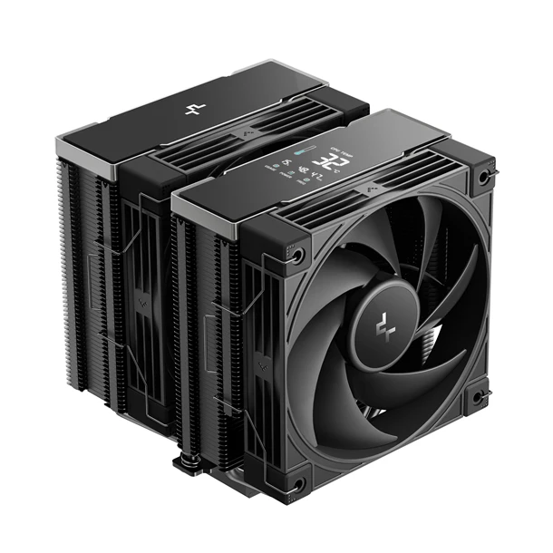 DeepCool CPU Cooler - AK620 G2 DIGITAL NYX (28 dB; max, 98,13 m3/h; 4pin csatlakozó, 6 db heatpipe, 2x12cm, PWM) 1 DeepCool CPU Cooler - AK620 G2 DIGITAL NYX (28 dB; max, 98,13 m3/h; 4pin csatlakozó, 6 db heatpipe, 2x12cm, PWM)