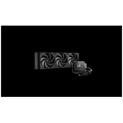 DeepCool CPU Water Cooler - SPARTACUS 360 (32,23dBmax;. 135,73 m3/h; 3x12cm, LED kijelző, fekete)