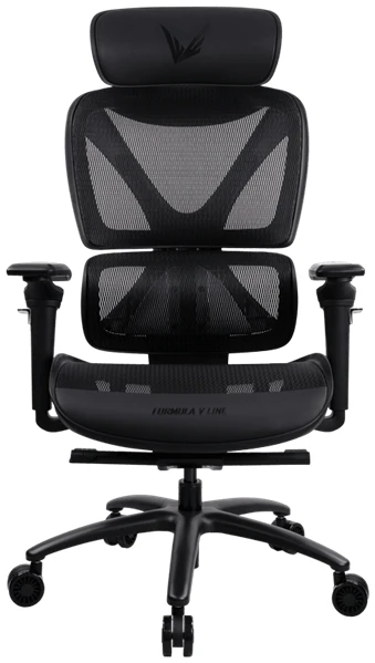 Formula Gamer szék - Ergolux 6 Mesh Black (fekete; állítható magasság; áll. 4D kartámasz, Max.: 125kg , STM5)