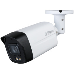 Dahua Analóg csőkamera - HAC-HFW1500TH-IL-A (5MP, kültéri, 3,6mm, IR+LED80m, ICR, IP67, DWDR, mikrofon)